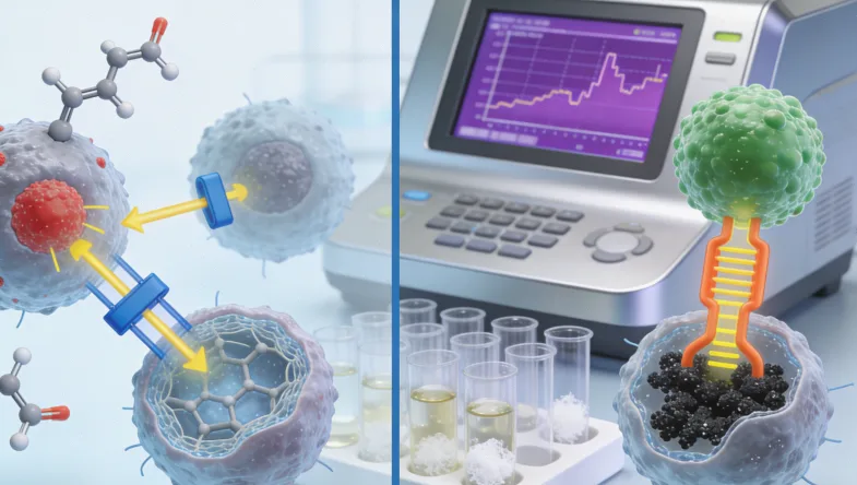 ctDNA从肿瘤进入血液的示意图