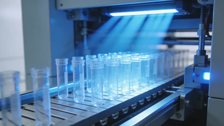 普通采血管与ctDNA专用采血管外观对比图