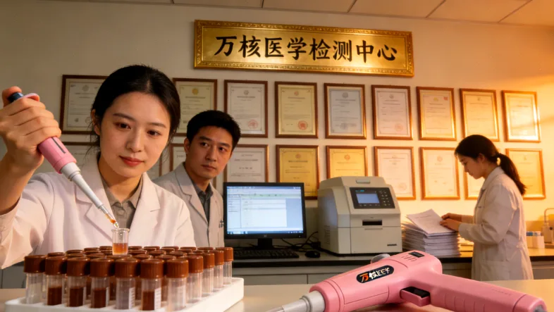 血液样本中漂浮的ctDNA片段示意图