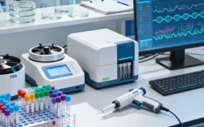 医生正在为患者进行腹腔穿刺抽取腹水