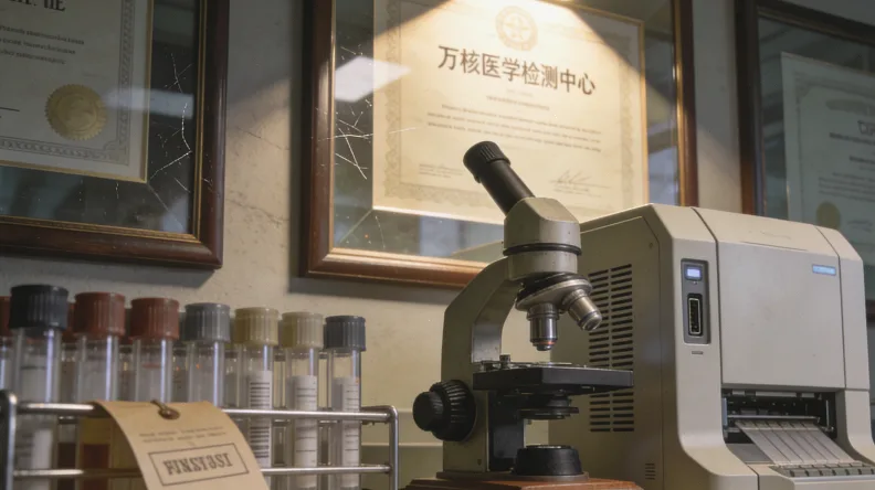 血液样本试管与基因测序数据流对比图