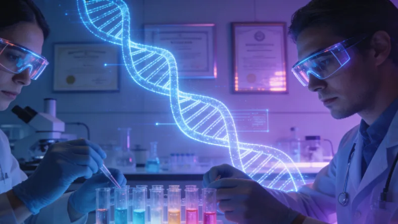 护士为患者采集血液样本用于液体活检