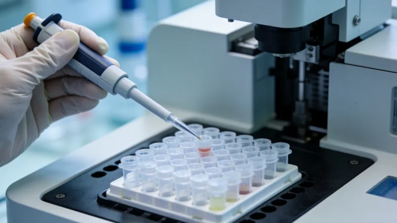 组织活检与液体活检示意图对比