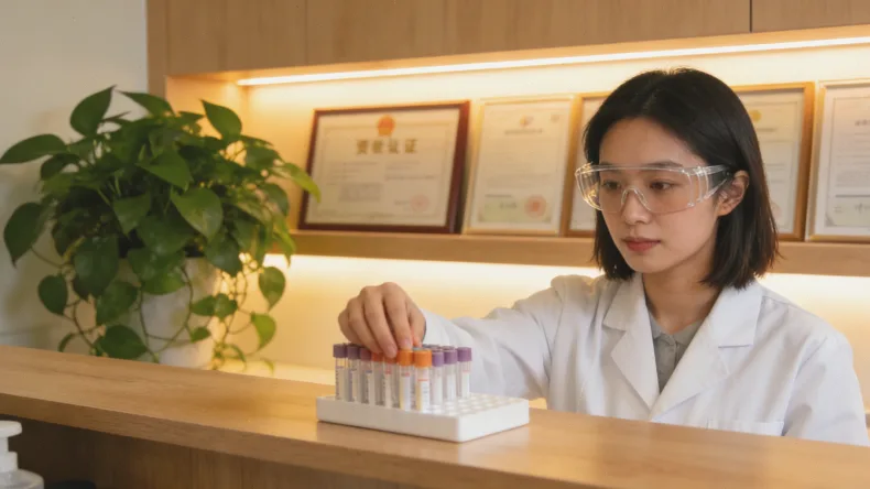 肠癌组织切片在显微镜下的形态示意