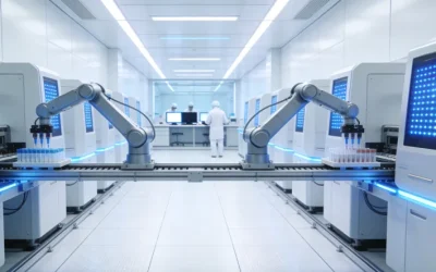 医生与患者及家属讨论基因检测报告