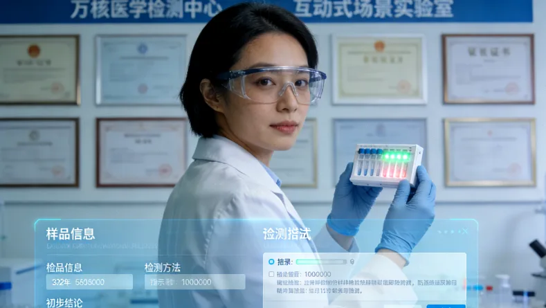 血液样本与组织样本对比示意图