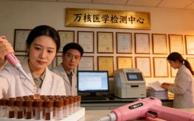 病理医生在显微镜下评估组织切片