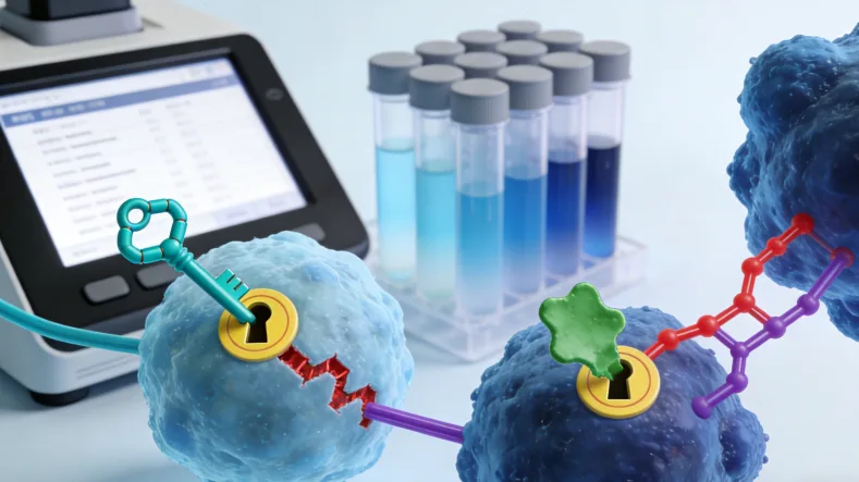 数字PCR与传统PCR检测灵敏度对比示意图