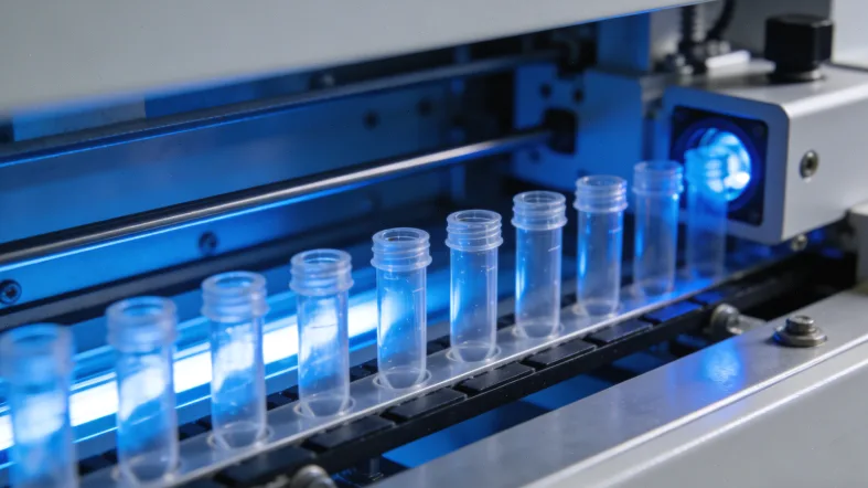 一位女性患者正在与医生共同查看基因检测报告