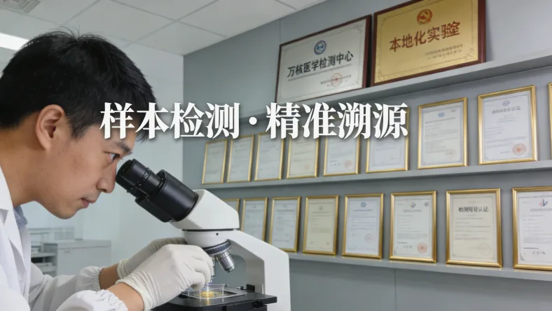 医生正在进行胃镜活检操作