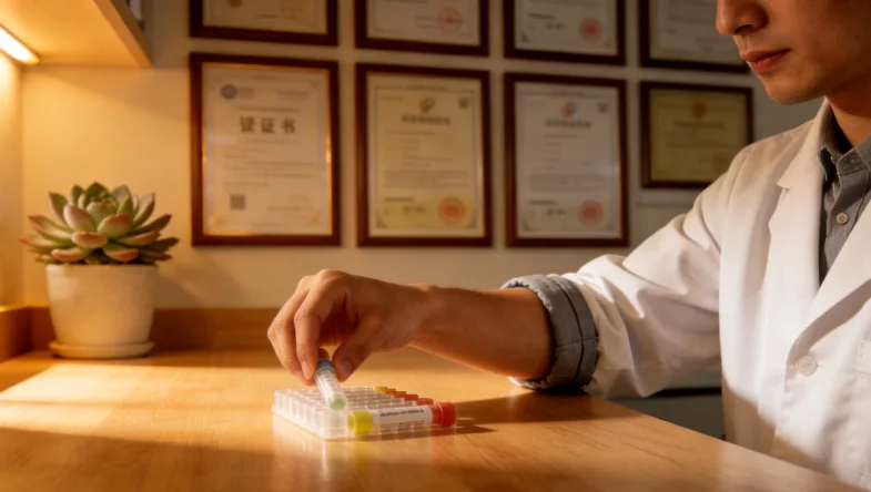 靶向药物赛沃替尼的分子结构模型图