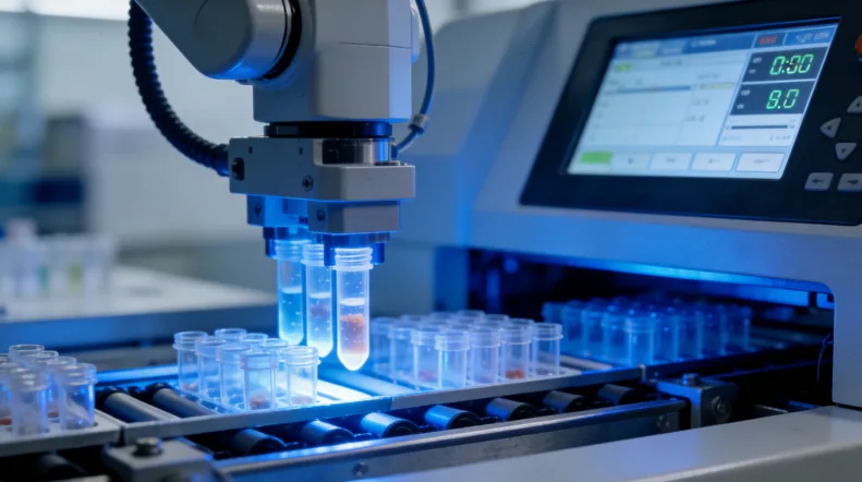 医生与患者共同查看基因检测报告