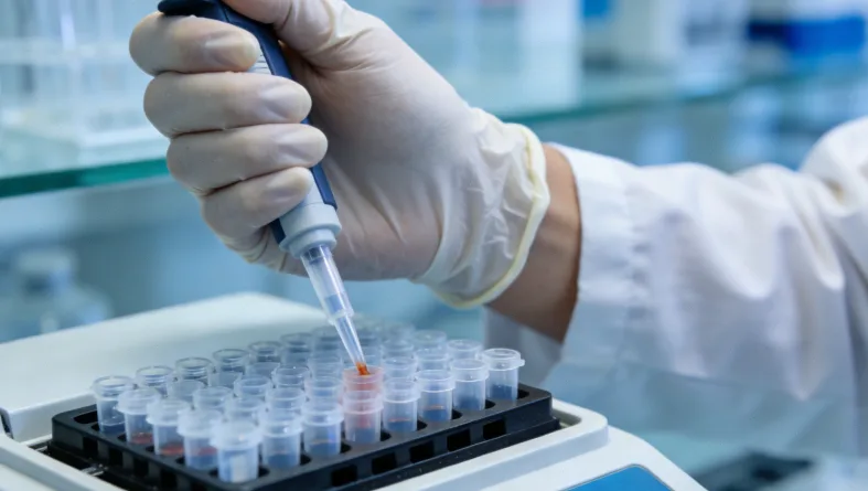 血液检测报告关键指标放大特写