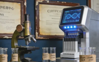 医生与患者讨论腹水检测报告