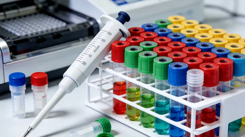 示意图:血液中的循环肿瘤DNA(ctDNA)被捕获分析