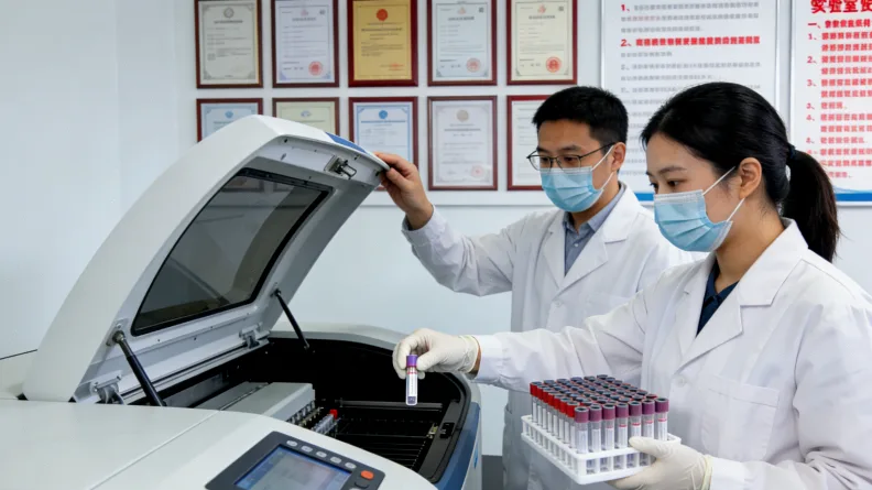 介入治疗后肿瘤内部坏死与活性区域示意图