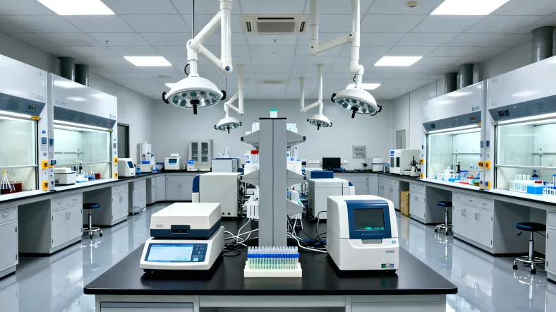 医生与患者共同查看21基因检测报告