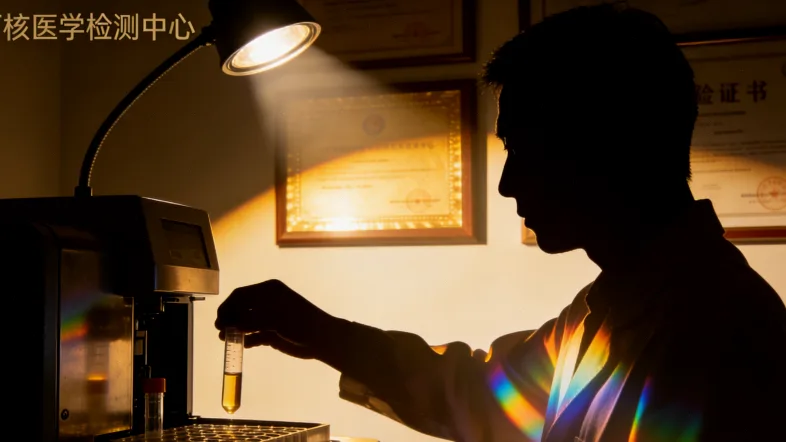 基因检测报告首页，突出显示风险评分和风险分组