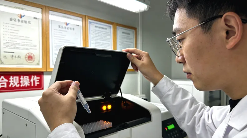 基因检测报告单示意图