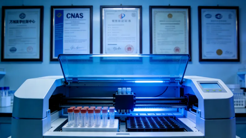 基因检测报告单示意图