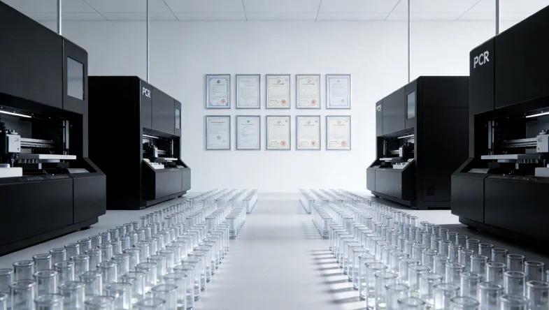 显微镜下的导管原位癌（DCIS）细胞图像