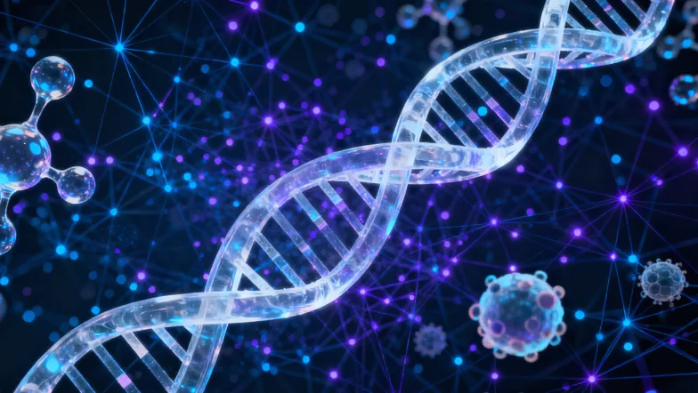 孕早期NT检查超声影像示意图