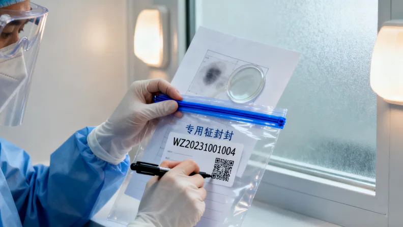 血液样本与组织样本在实验室检测的对比图