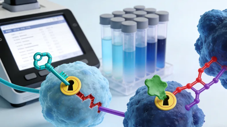 肺癌多基因检测报告局部特写，突出TMB数值