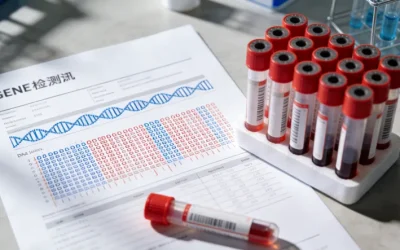 基因扩增示意图：一个基因被大量复制