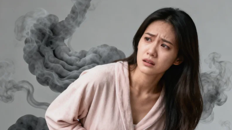 产前筛查报告单特写，手指指向“13三体”字样