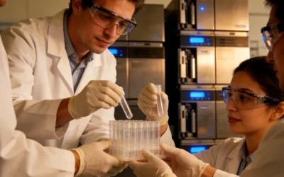 医生正在为患者进行胸腔穿刺引流操作