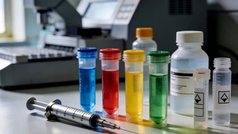 基因检测报告单重点指标标注示意图