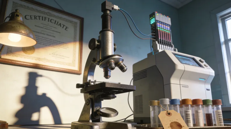 DNA双螺旋与微卫星重复序列示意图对比