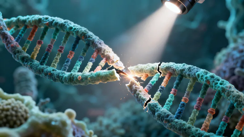 染色体正常与平衡易位对比示意图