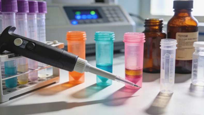 基因报告特写,突出“意义不明变异”字样