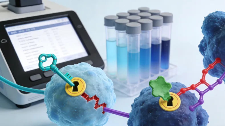肝功能化验单上箭头标记异常指标的示意图