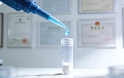 医生与患者共同查看肺癌病理报告