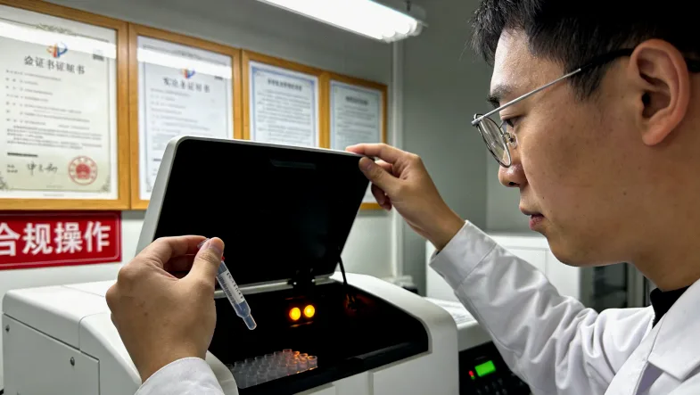 医生和患者面对面沟通病情的场景图