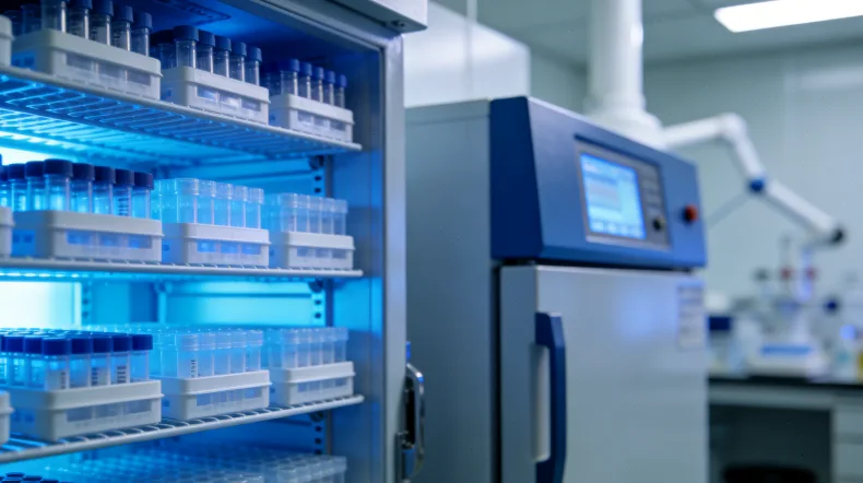 实验室技术人员正在进行DNA提取操作