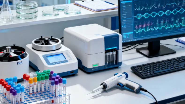 传统检测与NGS检测结果报告对比示意图