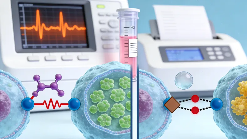 联合靶向治疗（EGFR+MET抑制剂）示意图