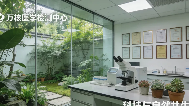 医生与患者共同查看基因检测报告，进行沟通