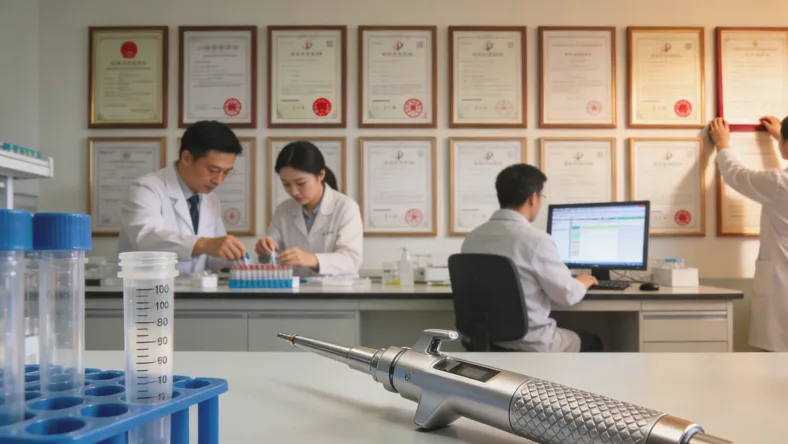 显微镜下FISH检测显示MET基因(红色信号)扩增示意图