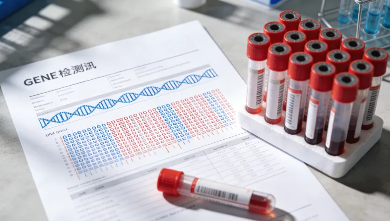 国内大型肿瘤医院实验室工作场景