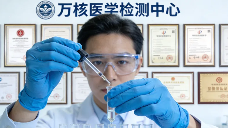 病理医生在显微镜下评估肿瘤组织切片