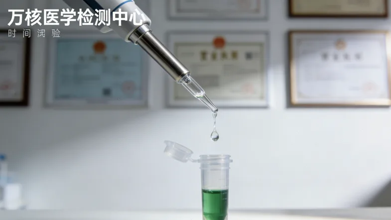 基因检测报告特写，聚焦于RET融合与另一突变共存的结果栏