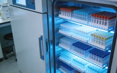 患者在家自测血压的场景图