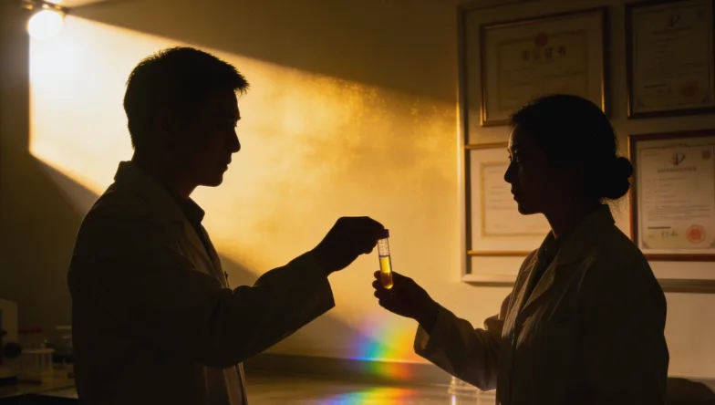 病理医生在显微镜下评估组织样本