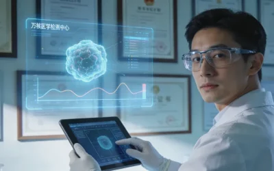 CT引导下肺部穿刺活检示意图