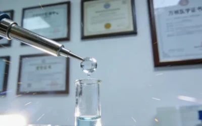 实验室技术人员正在处理组织样本